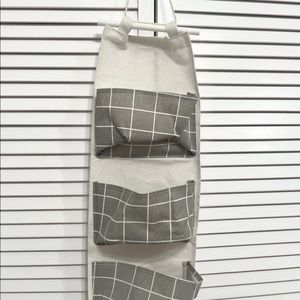 23x7.5! Hanging Plaid Storage!